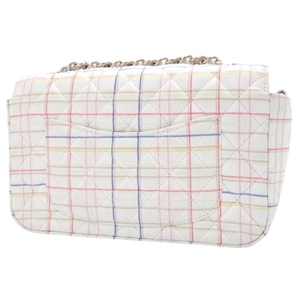 Chanel Shoulder Chain Bag White Matelasse - Picture 1 of 10
